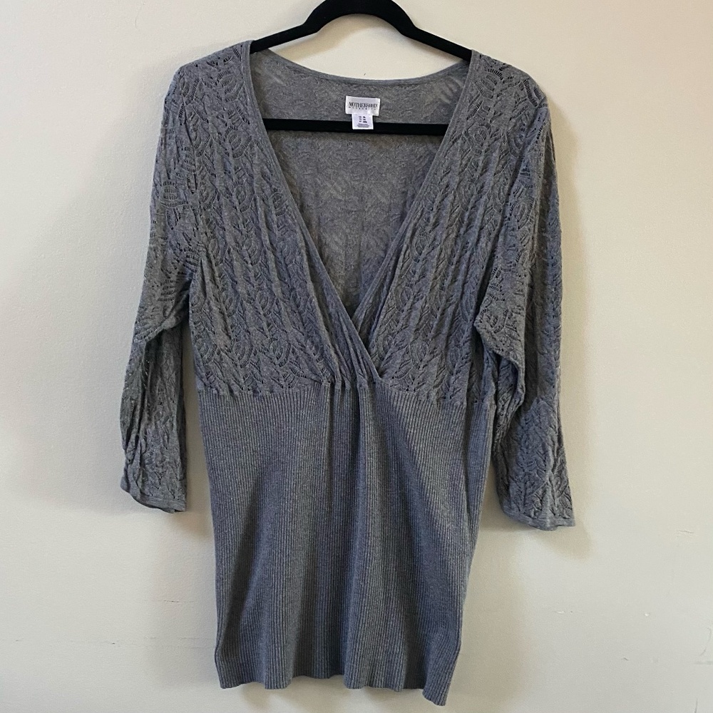 Motherhood Maternity Shirt in Grey size XL